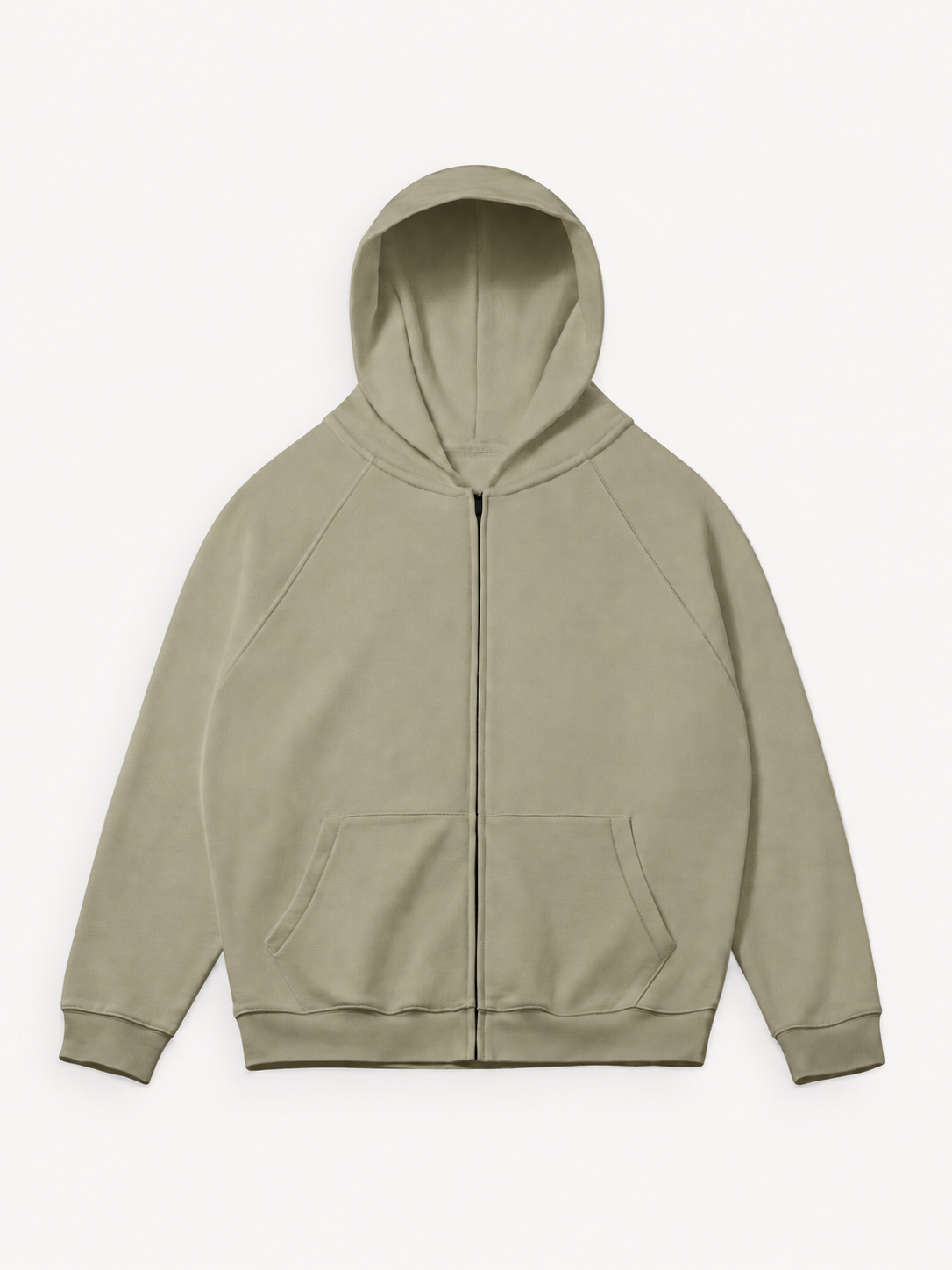 380GSM Unisex Heavyweight Brushed Fleece Full-zip Hoodie