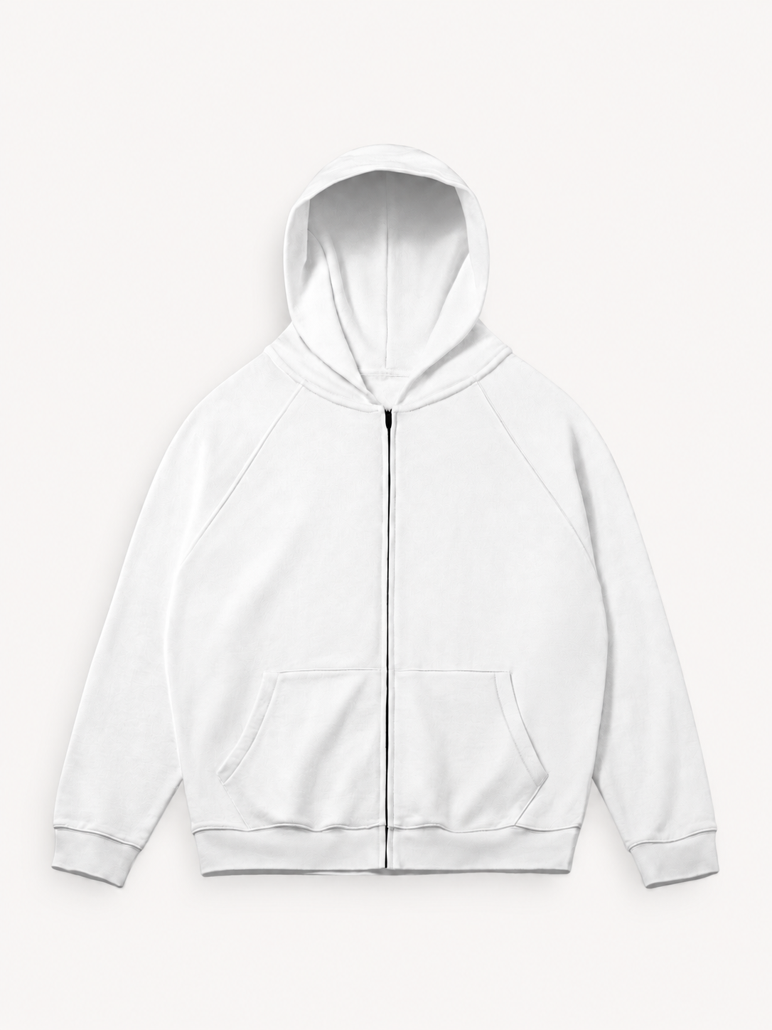 380GSM Unisex Heavyweight Brushed Fleece Full-zip Hoodie
