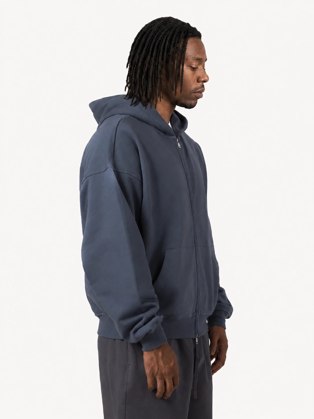 440GSM Unisex Heavyweight Full-zip Hoodie