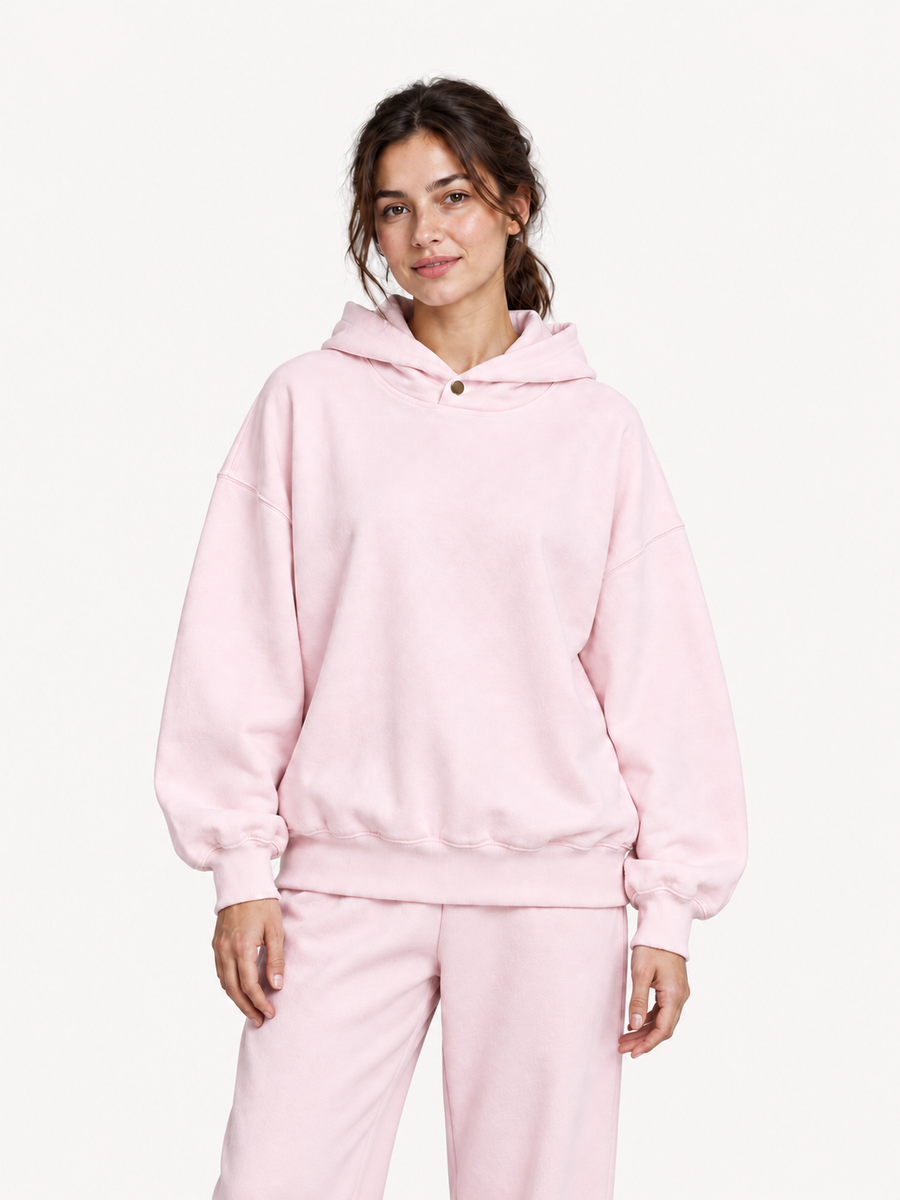 The Snap Terry Hoodie